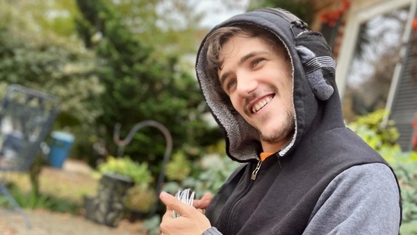 Ben Breaux a nonspeaking Autistic writer who surveyed 47 other Autistic people about their use of iPads for emotional regulation