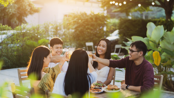 neurodivergent people enjoying food in a healthy way