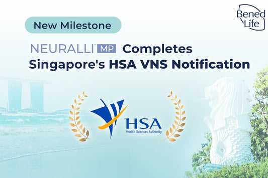 Neuralli™ MP 新加坡新里程碑｜完成 HSA 健康補充品 VNS 登錄，支持 4 大身心健康